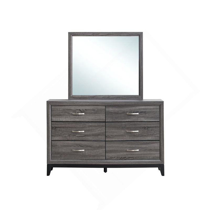 Commode Glasgow G04305-D, gris, Gris