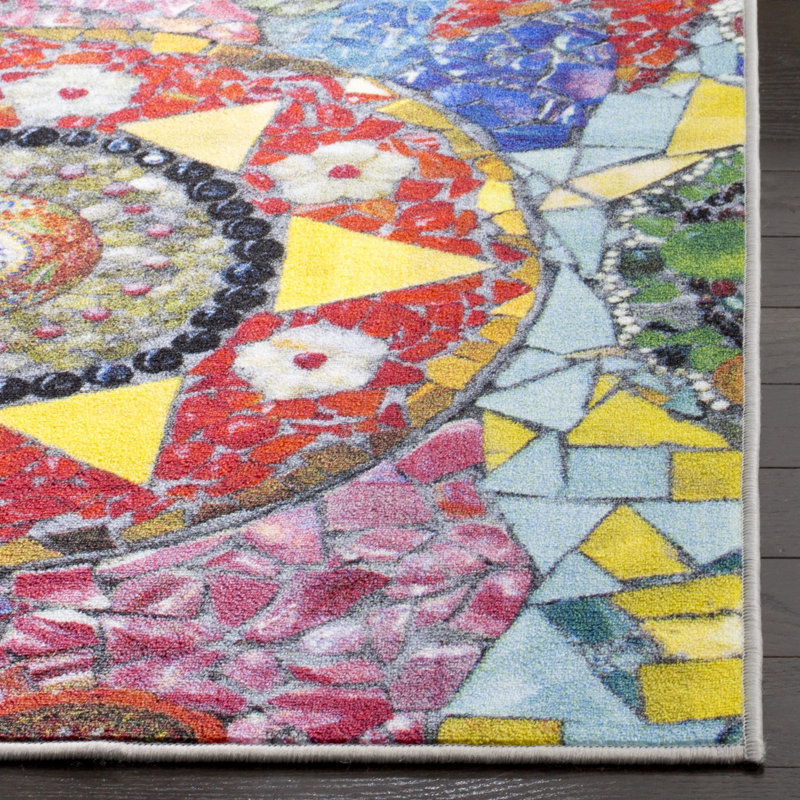 Tapis géométrique Garner Performance, Rectangle 3 pi x 5 pi