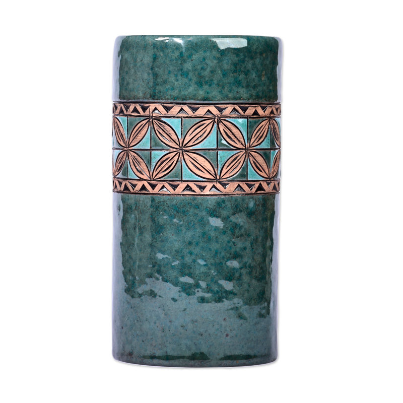 Handmade Armenian Pillar Ceramic Vase