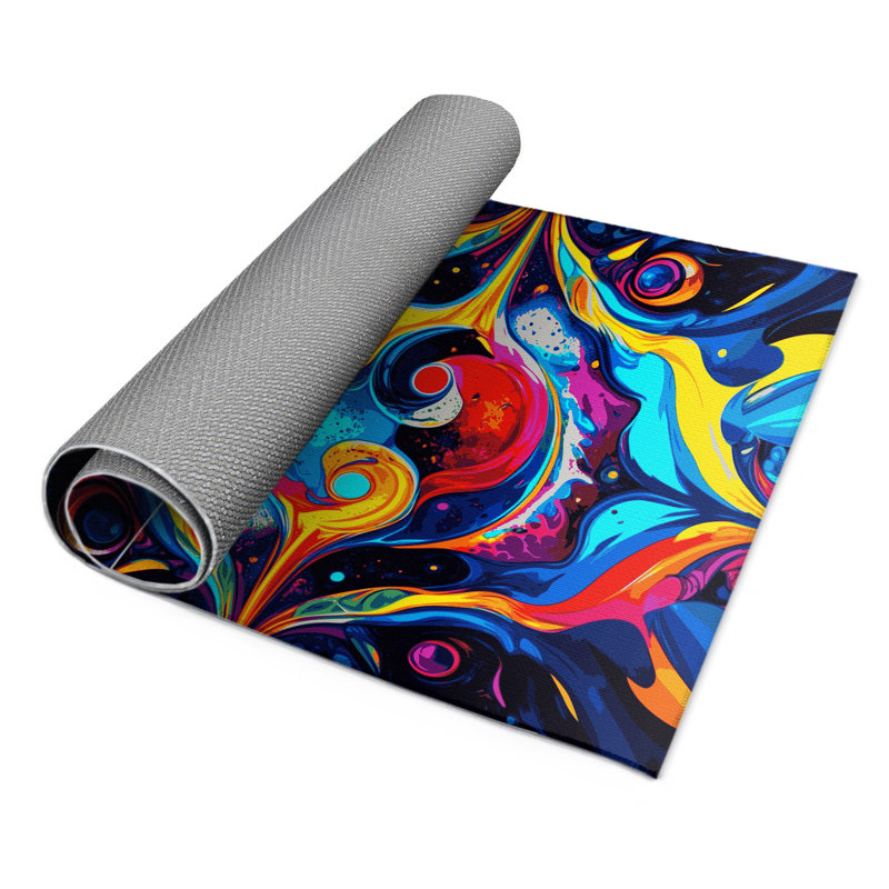 Galactic Hue Indoor And Outdoor Area Rug, Rectangle 1'6" x 2'6"