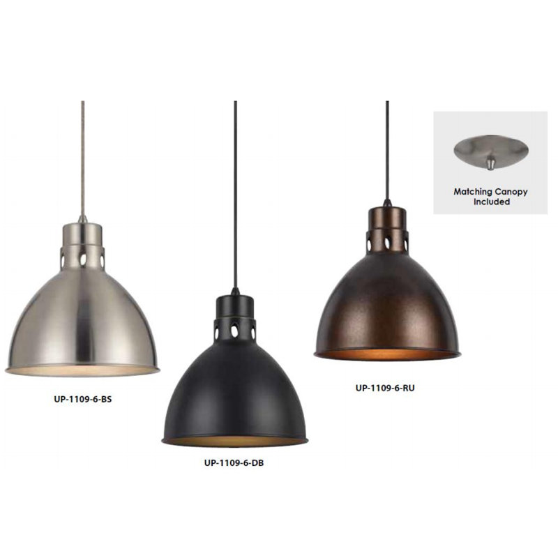 Kirkwood 1 - Light Single Pendant, Rust