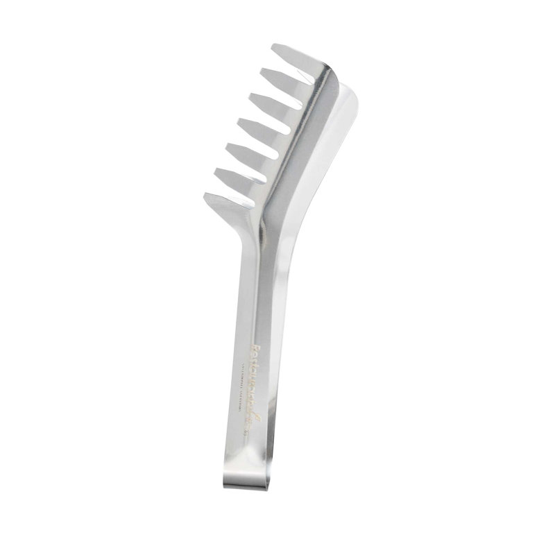 Pinces à pâtes pour restaurant - 12 pièces - Met Lux 7,68 "x 2,95" Pinces à spaghetti en acier inoxydable, poids lourd, prise facile, vont au lave-vaisselle - idéales pour les pâtes et les buffets
