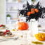 Décorations d'Halloween, branches de citrouille artificielles, feuilles d'érable, décoration de branches d'Halloween, pour décoration d'intérieur