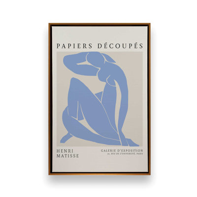 Blue Nude II Matisse, affiche d'art