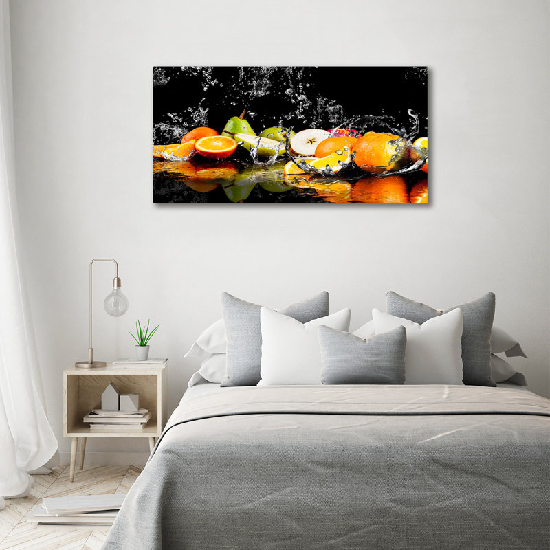 Fruit And Water - No Frame Print on Canvas
