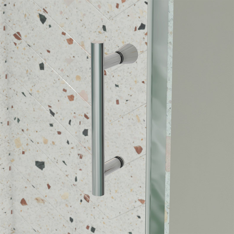 Porte de douche en verre 44-48 "x H 71" Piovt