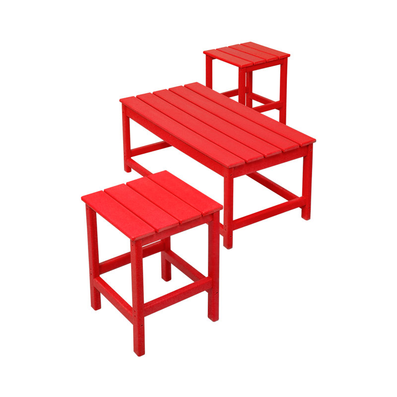Table d'appoint et table basse Alger, Rouge