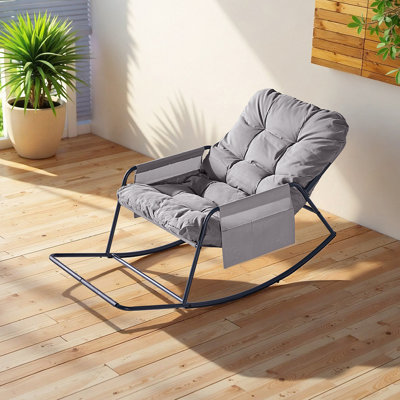 Rocking Chair With Footrest