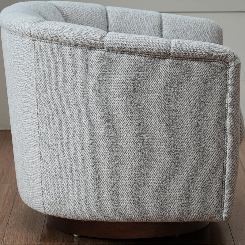 Fauteuil pivotant avec coussin en mousse