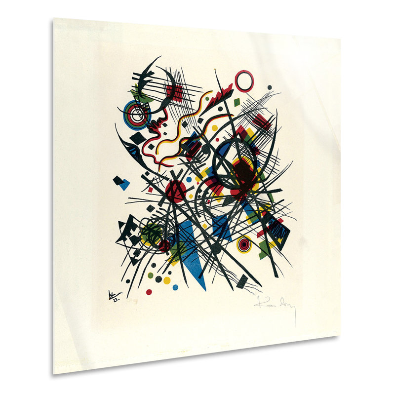 Lithograph For The Fourth Bauhaus Portfolio by Vassily Kandinsky - No Frame Painting, Plastic/Acrylic, 70cm H x 70cm W