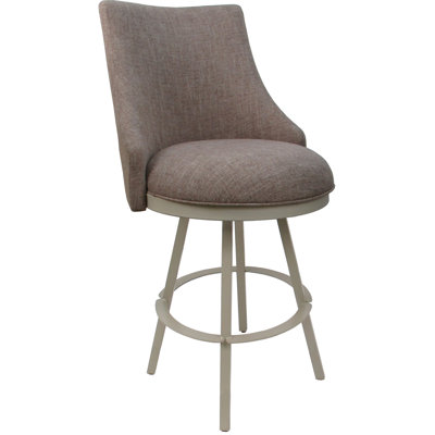 Kamylah Swivel Metal Counter Bar Stool 26" Seat On Warren Base