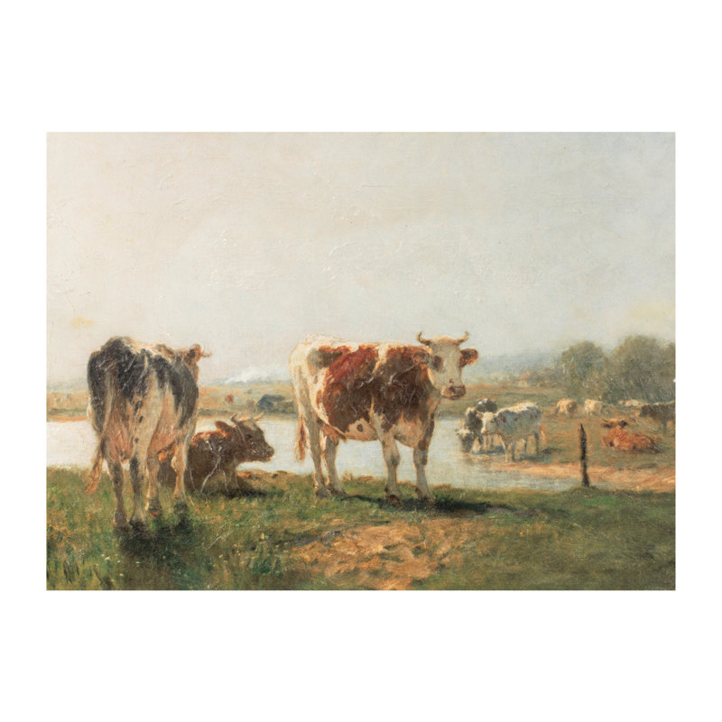 «Bétail», impression murale L 15,75 po