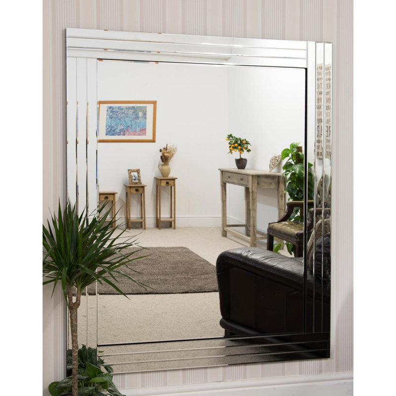 Wyatt Glass Flat Wall Mirror
