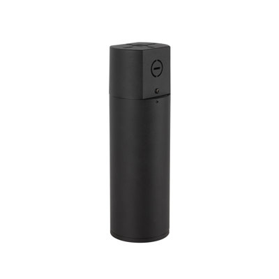 Lorna 10-in (3-in Dia.) 36 Degree Optic Black LED Concrete Ceiling Mount