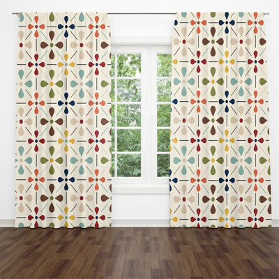 Semi Sheer Curtain Pair