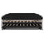 Lit de jour simple rembourré avec couchette escamotable et ports de chargement USB, beige-732259102