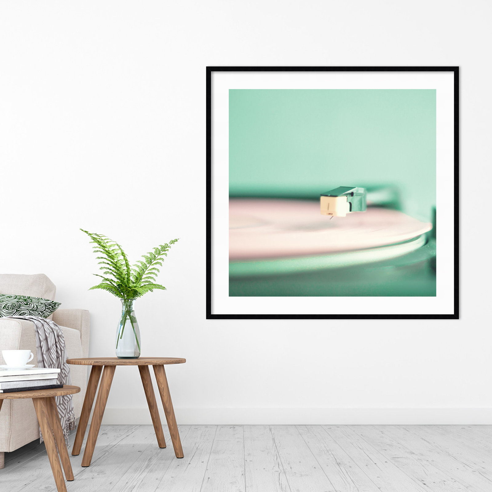 Analogue by Caroline Mint, Black, 41.25" H x 41.25" W x 0.88" D