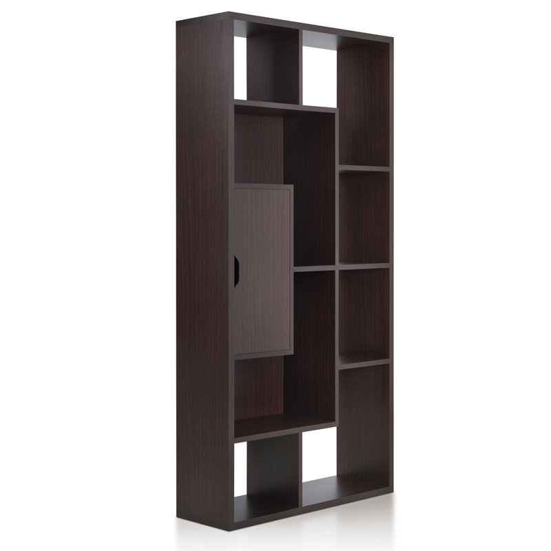 Henke 185cm H x 90cm W Geometric Bookcase