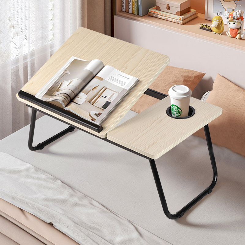 56Cm Rectangular with Hutch Computer Desk, Yellow