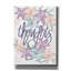 Art mural en toile Epic Graffiti, "pensé extra floral" par Marlee Ash Calligraphy & Design, 40 po x 54 po-117051964
