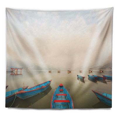 Déplacement de bateaux dans la tapisserie du lac Mountain