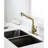 High Arc Pull Down Sink Faucet In Gold And Stainless - Versatile Stream Spray Options Pull-Out Kitchen Usage For Different Needs-560066564