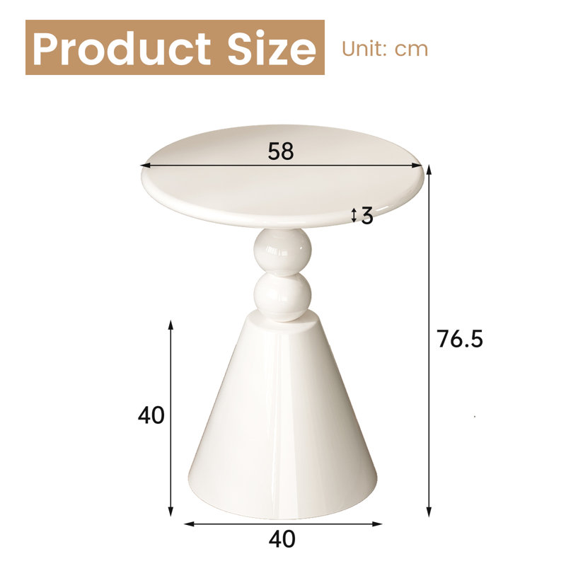 Pedestal End Table