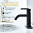 Single-Hole Single-handle Bathroom Faucet with Drain Assembly-101114605