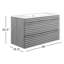 Meuble-lavabo mural 36 po Render