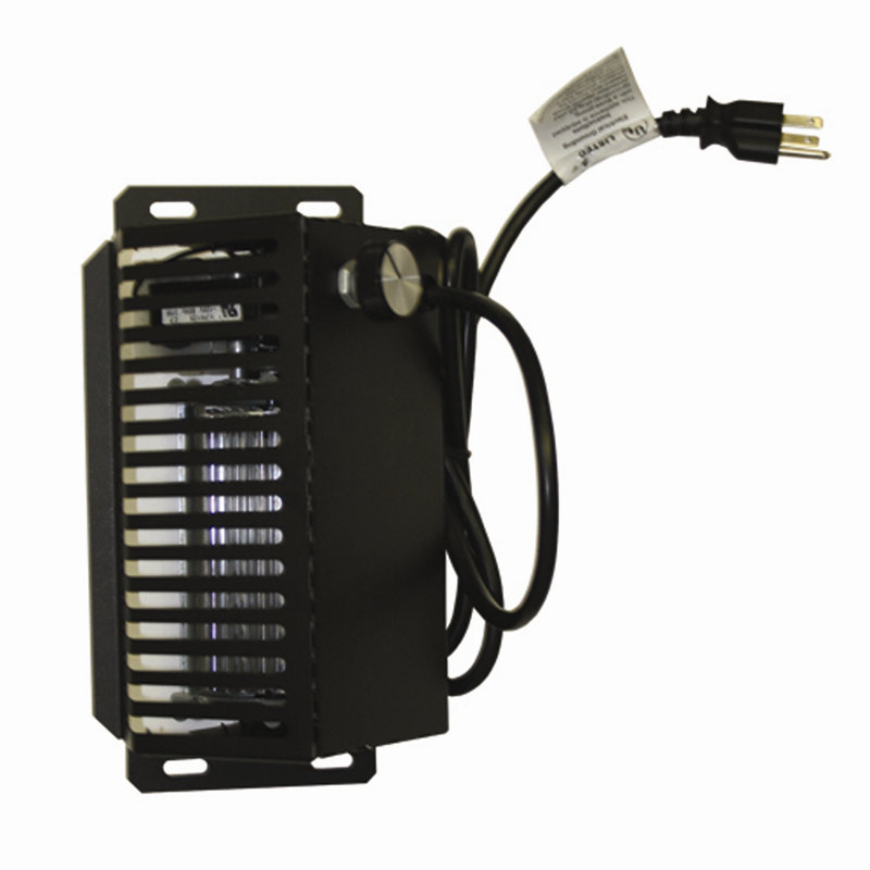 Black Metal Circulatory Blower Kit for Wood Stoves