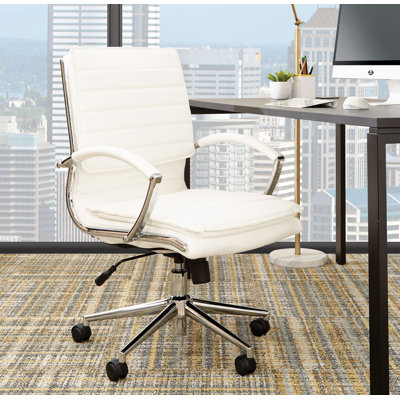 Mid Back Manager's Faux Leather Chair