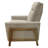 Tacara Ergonomic 3-Position Manual Recliner with Solid Wood Frame and Natural Oak Legs-106632325