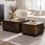 Table basse carrée - Combinaison de couleurs moderne - Moderne-129581440-129581441