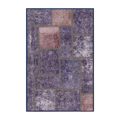 Tapis 100% abstrait lavable à la machine 1258