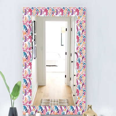 Miroir mural en mosaïque moderne