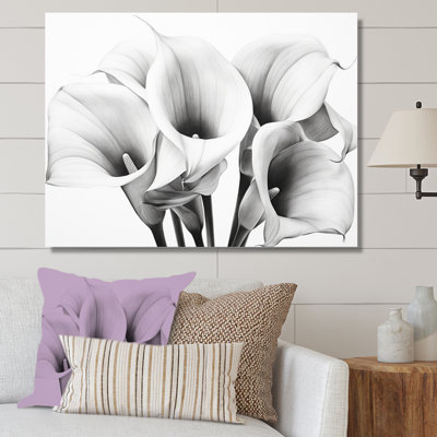 " White And Black Serenade Of Lilies Dreams I "