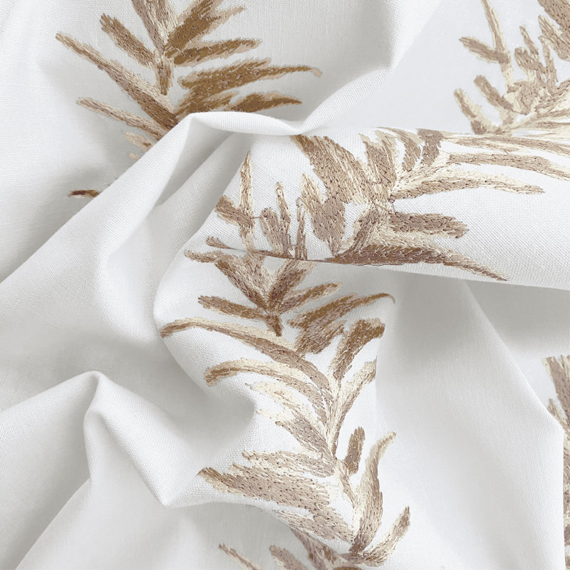 Casa Guava Pampas Taupe Cotton Blend Fabric