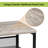 Set of 2 3-Tier Side End Table, Wood Top Metal Mesh Storage Nightstand for Bedroom Living Room