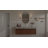 48 Inch Modern Floating Bathroom Vanity, Wall Mounted Bathroom Cabinet with Premium Sintered Stone Countertop, Walnut Wood Grain Finish