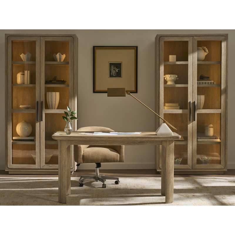 Modern Writing Desk, Tan/Beige