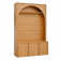 Classic Brown MDF 48.7 Inch Farmhouse Hall Tree Coat Rack, Freestanding All-in-One Entryway Storage Organizer