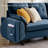 Kurumi Upholstered U-Shaped Sectional with Ottoman Symmetrical-406233227