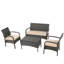 Ensemble de conversation confortable 4 pièces pour relaxer et socialiser-1062989083-1062989080