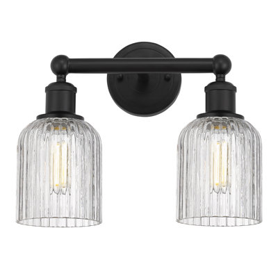 Abat-jour de salle de bain 2 lumières Edison Addeline 14 po