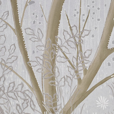 Schumacher x Colette Cosentino Brindille Golden Accented Panel Set