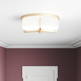 Rosolio Glass Flush Mount