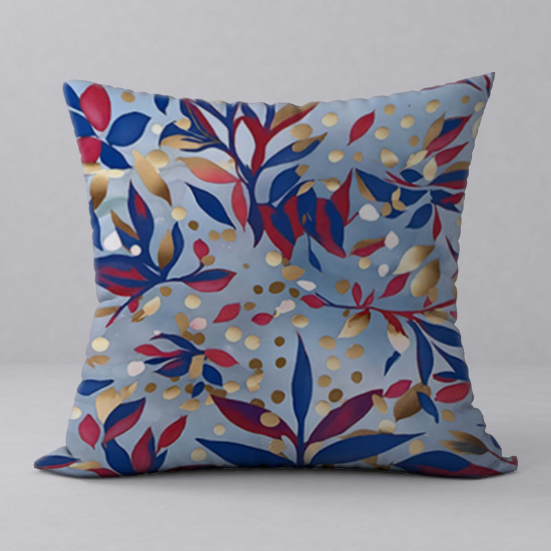 Abstract Reversible Throw Pillow