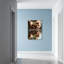 Ensemble de 1 tableau sur toile tendue « Mains tenant un jeune plant » avec la mention « Cultiver une plante ».-524656696