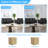 "76.8" 3+2 Vogue Chenille Sofa Set - 300lb/seat Capacity, Thick Pocket Spring Cushions, Solid Wood Gourd Legs, Removable Seat Covers-420265966