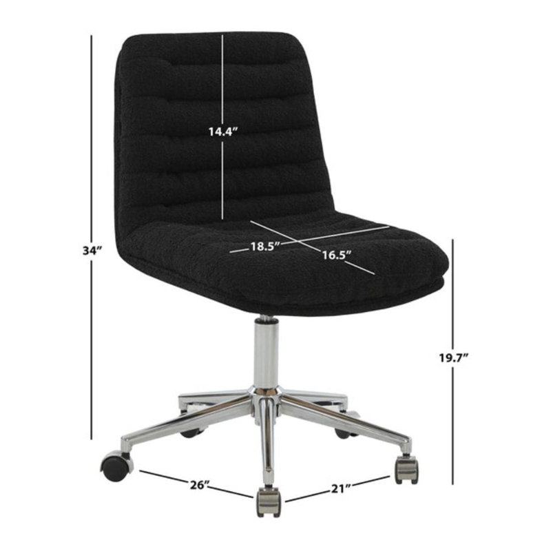 Chaise d'appoint pivotante 26 po